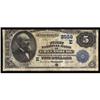 Image 1 : Greensburg, PA. $5 1882 Value Back. Fr. 574. The FNB. Charter #(E)2558. Fine.