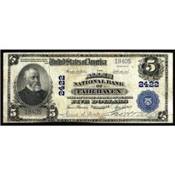 Fair Haven, VT. $5 1902 Plain Back. Fr. 606. The Allen NB. Charter #2422. Fine.