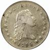 1795 Flowing Hair Silver Dollar. B-7, BB-18. Rarity-4. Three Leaves. VF-30 (PCGS).