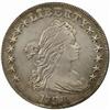 1798 Draped Bust $1. Large Eagle. B-12, BB-120. Rarity-4. Pointed 9, Wide Date. EF-40 Cleaned