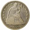 Image 1 : 1870-S Seated Liberty Silver Dollar. VF-25 (PCGS). The Farouk-Schultz Specimen.