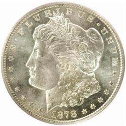1878-CC Morgan Silver Dollar. MS-65 (PCGS).
