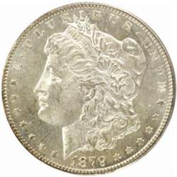 1879-CC Morgan Silver Dollar. VAM-3, Capped Die. Top 100 Variety. MS-63 (PCGS).