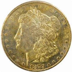 1879-CC Morgan Silver Dollar. VAM-3, Capped Die. Top 100 Variety. MS-62 (NGC).