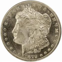 1879-CC Morgan Silver Dollar. MS-63 (PCGS).