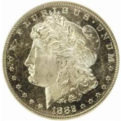 1882-S Morgan Silver Dollar. MS-65 DPL (NGC).