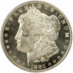 1883-CC Morgan Silver Dollar. MS-65 DMPL (PCGS).