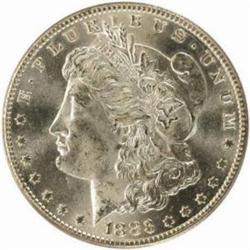 1883-CC Morgan Silver Dollar. MS-65 (PCGS).
