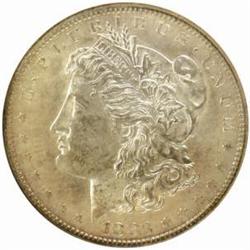 1883-S Morgan Silver Dollar. MS-61 (NGC).