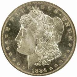 1884-O Morgan Silver Dollar. MS-66 PL (NGC).