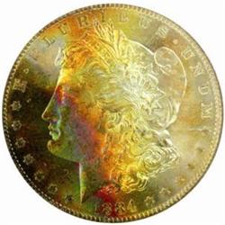 1884-O Morgan Silver Dollar. MS-65 (PCGS).