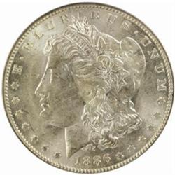 1886-O Morgan Silver Dollar. MS-62 (PCGS).
