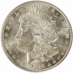 1888-S Morgan Silver Dollar. MS-64 (PCGS).