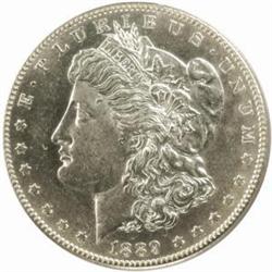 1889-CC Morgan Silver Dollar. MS-63 (PCGS).