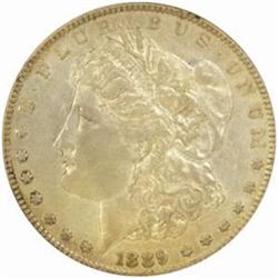 1889-CC Morgan Silver Dollar. AU-50 (PCGS).