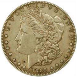 1889-CC Morgan Silver Dollar. EF-45 (PCGS).