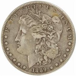 1889-CC Morgan Silver Dollar. VF-35 (PCGS).
