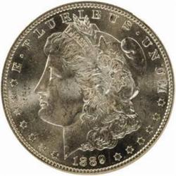 1889-S Morgan Silver Dollar. MS-65 (NGC).