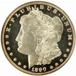 1890 Morgan Silver Dollar. Proof-65 Ultra Cameo (NGC).