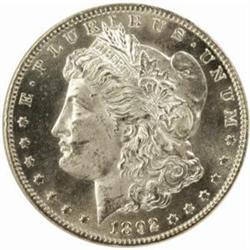 1892-CC Morgan Silver Dollar. MS-63 (NGC).