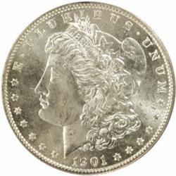 1901-S Morgan Silver Dollar. MS-65 (PCGS).