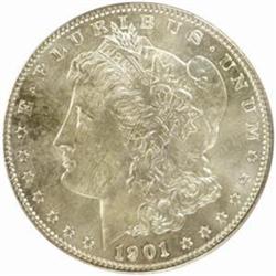 1901-S Morgan Silver Dollar. MS-64 (PCGS).