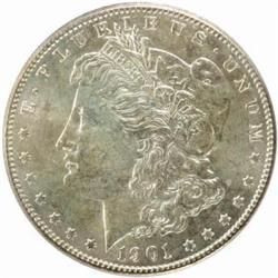 1901-S Morgan Silver Dollar. MS-63 (PCGS).