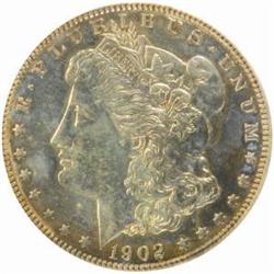 1902 Morgan Silver Dollar. Proof-63 (PCGS).