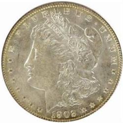 1902 Morgan Silver Dollar. MS-66 (PCGS).