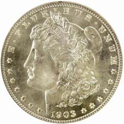 1903 Morgan Silver Dollar. MS-68 (NGC).