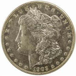 1903-S Morgan Silver Dollar. AU-50 (ANACS).