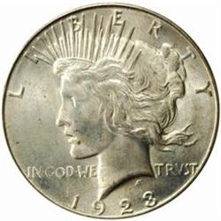 1923-S Peace Silver Dollar. MS-65 (PCGS).
