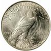 Image 2 : 1924 Peace Silver Dollar. MS-66 (NGC).
