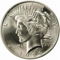 1926-D Peace Silver Dollar. MS-65 (NGC).