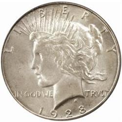 1928-S Peace Silver Dollar. MS-64 (PCGS).