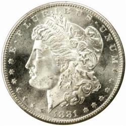 1881-S GSA Morgan Silver Dollar. MS-66 (NGC).