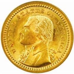 1903 Louisiana Purchase Exposition Gold Dollar. Jefferson Portrait. MS-66 (PCGS).