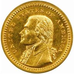 1903 Louisiana Purchase Exposition Gold Dollar. Jefferson Portrait. MS-65 (PCGS).