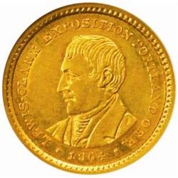 1904 Lewis and Clark Gold Dollar. AU-58 (NGC).