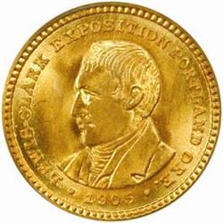 1905 Lewis and Clark Gold Dollar. MS-66 (PCGS).