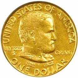 1922 Grant Gold Dollar. MS-65 (PCGS).