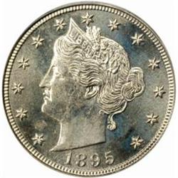 1895 Liberty Nickel. Proof-64 (PCGS).