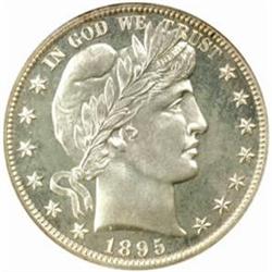 1895 Barber Half Dollar. Proof-66 Cameo (PCGS).