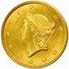Image 1 : 1849 Gold Dollar. Open Wreath, With L, Large Head. MS-66 (PCGS).