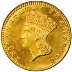 1870 Gold Dollar. MS-63 (PCGS).