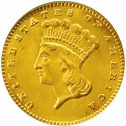 1887 Gold Dollar. MS-64 (PCGS).