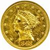 Image 1 : 1848-C Liberty Quarter Eagle. Winter 9-F. MS-60 (NGC).