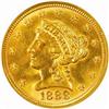 1888 Liberty Quarter Eagle. MS-62 (NGC).