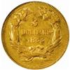 Image 2 : 1855 Three-Dollar Gold Piece. EF-45 (NGC).