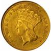 Image 1 : 1856 Three-Dollar Gold Piece. MS-61 (NGC).
